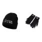 Black Hats & Caps+Black Gloves