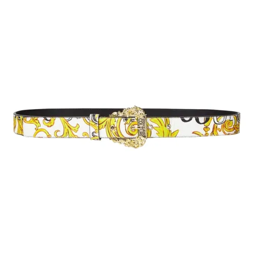 VERSACE JEANS COUTURE Logo-print Leather Belt