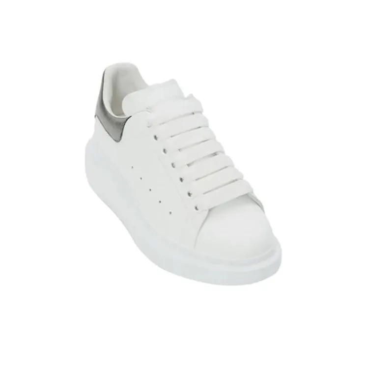 Alexander McQueen Oversized Sneaker 'Bleach White Silver' Women's-3