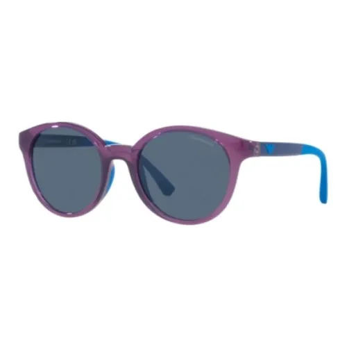 EMPORIO ARMANI Round Sunglasses Women's Purple