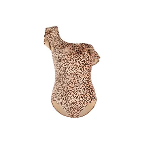 Ulla Johnson One-shoulder Slow Leopard Swimsuit