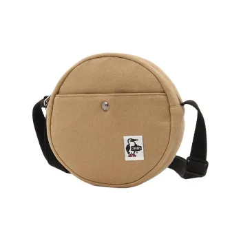 CHUMS Cotton Shoulder Bag, Crossbody Bag Unisex Beige