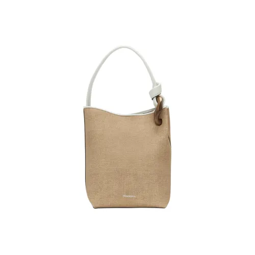 JW Anderson Corner Jute-print Shoulder Bag