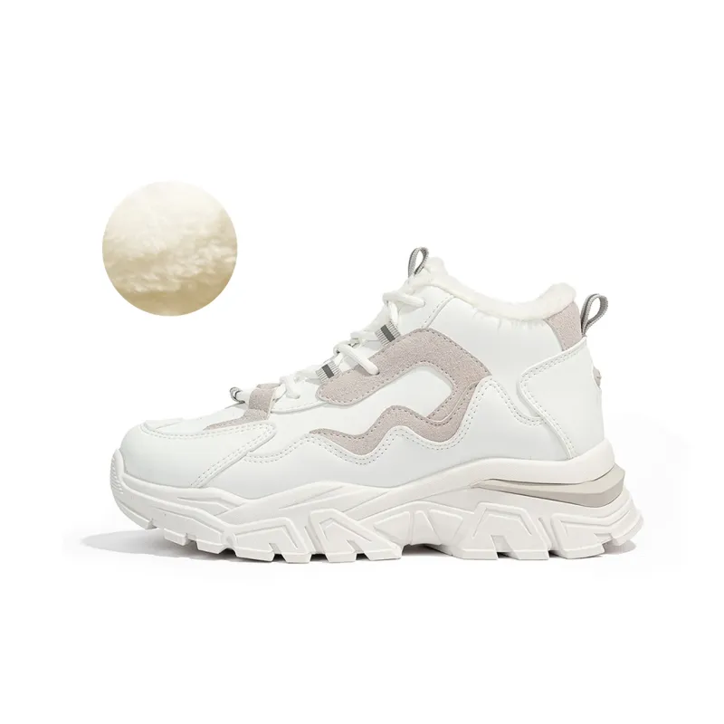 RENBEN Warm Height Increasing High-Top Casual Shoes Women's-0