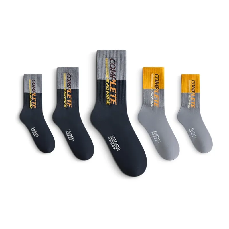 SALOATO Mid Calf Socks Men's 5 Pack-8