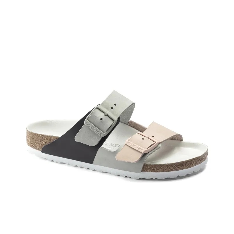 Birkenstock Arizona Slide Slippers Women's Gray Pink-2