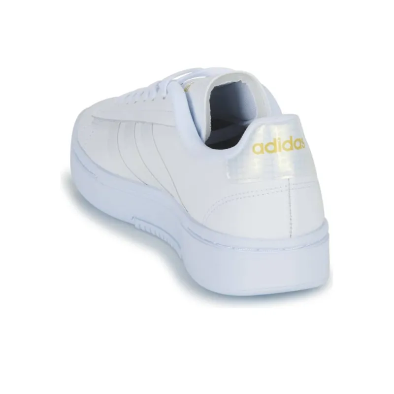 Adidas GRAND COURT ALPHA Abrasion Resistant Low Top Skateboard Shoes Women's White-8