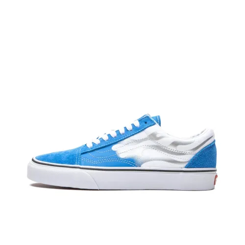 Vans Old Skool Flame Mediterranian Blue