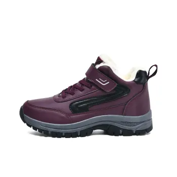 Binary High Top Casual Shoes Women's Burgundy