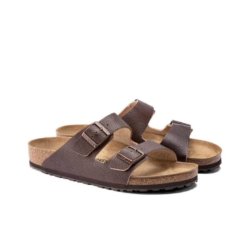 Birkenstock Arizona Natural Horween Sandals 'Brown'-3