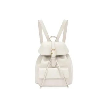 Furla Calfskin Backpack Small Size Women's Cotton Candy