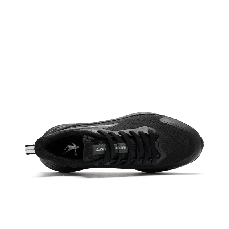 QIAODAN No Fear Of SE Durable Breathable Low Top Running Shoes Men's Black-3