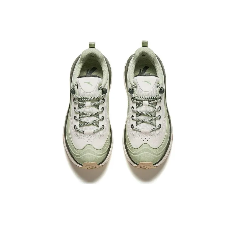 ANTA Life Series Sneakers 'White Green Black' Women's-2