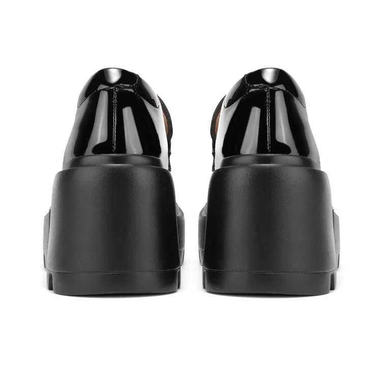 MIO Loafers Women's Black | Apricot-3