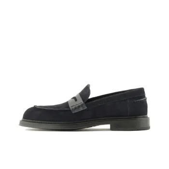 EMPORIO ARMANI Penny slot Suede Loafers