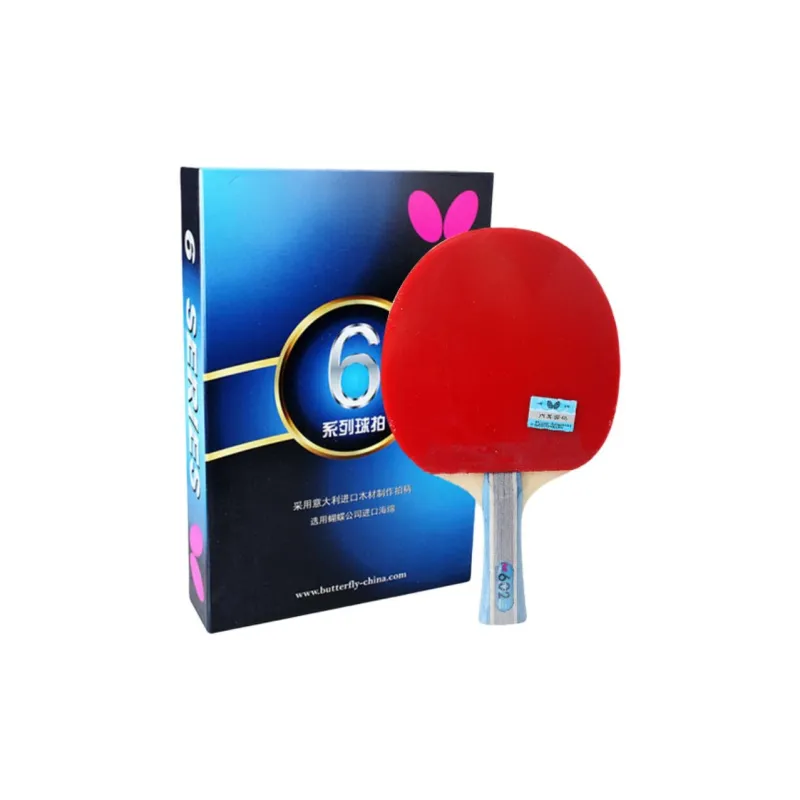 Butterfly Ping Pong Paddles Unisex All Wood Red/Black-2