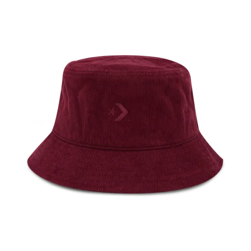 Converse Cotton, Corduroy Bucket Hats Unisex Red-1