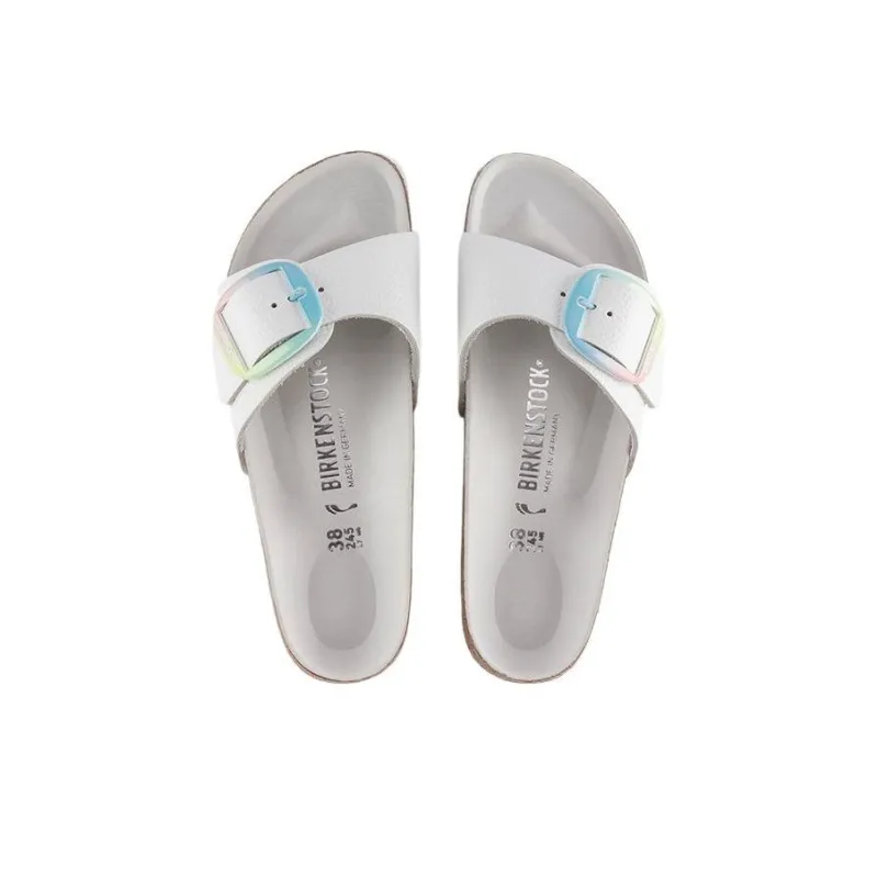 Birkenstock EVA Slip Resistant Slide Slippers Women's White Regular-4