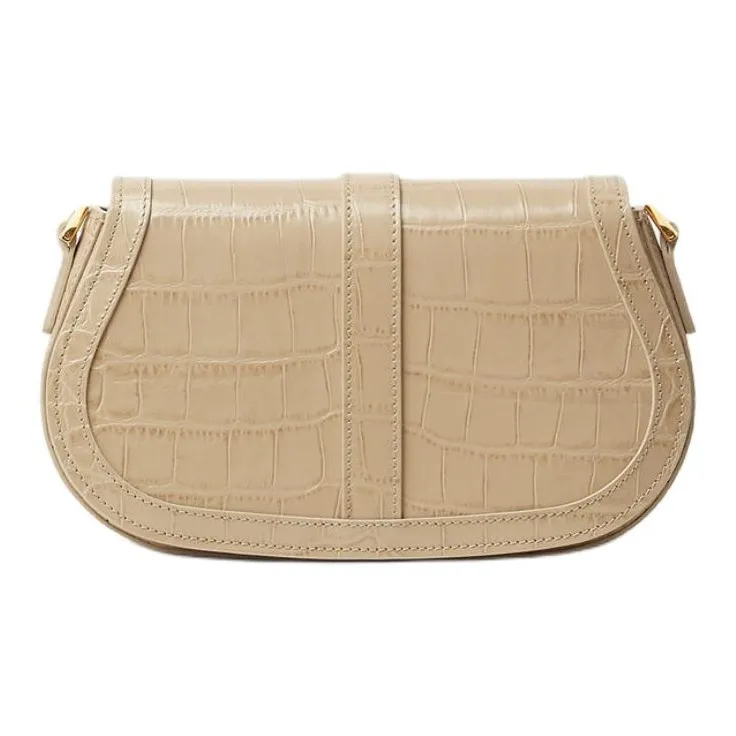 VERSACE Greca Goddess Cow Leather Crossbody Bag Shoulder Bag Women's Beige-2