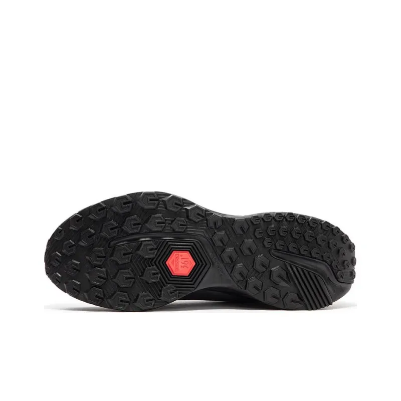 361° Abrasion Resistant Waterproof Slip Resistant Low Top Running Shoes Men's Gray Black-3
