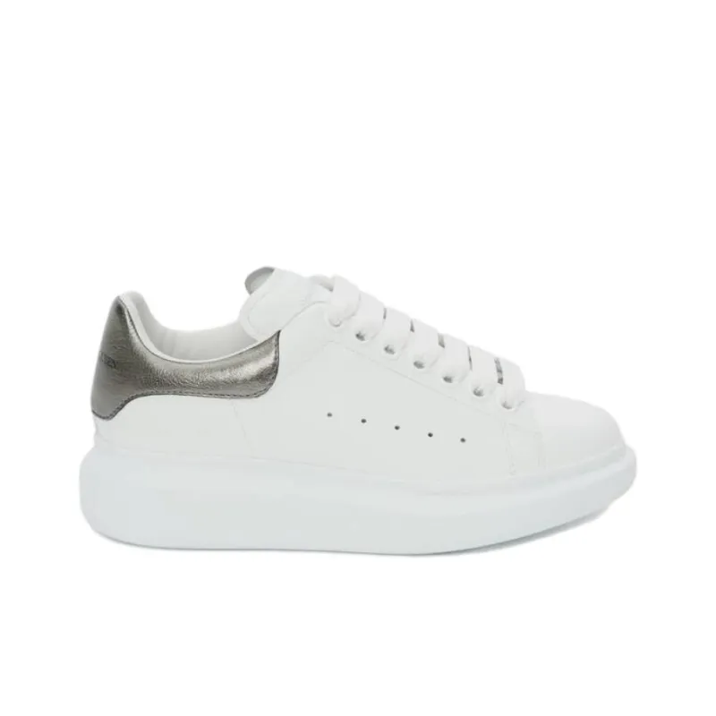 Alexander McQueen Oversized Sneaker 'Bleach White Silver' Women's-1