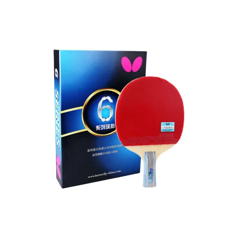 Butterfly Ping Pong Paddles Unisex All Wood Red/Black-3
