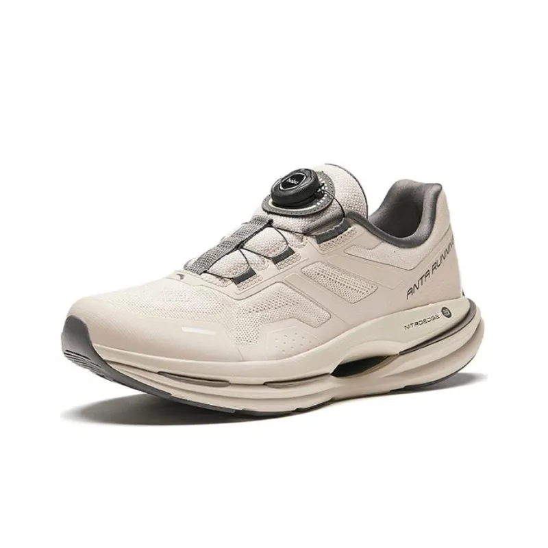 Anta Low-Top Running Shoes Men's Beige-1