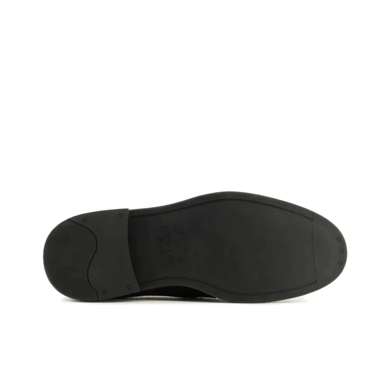 EMPORIO ARMANI Penny-slot Suede Loafers-4