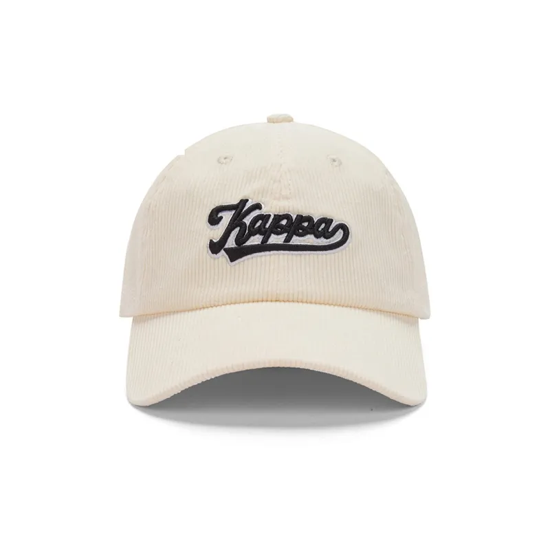 Kappa Cotton Elastane Baseball Caps Unisex White-1