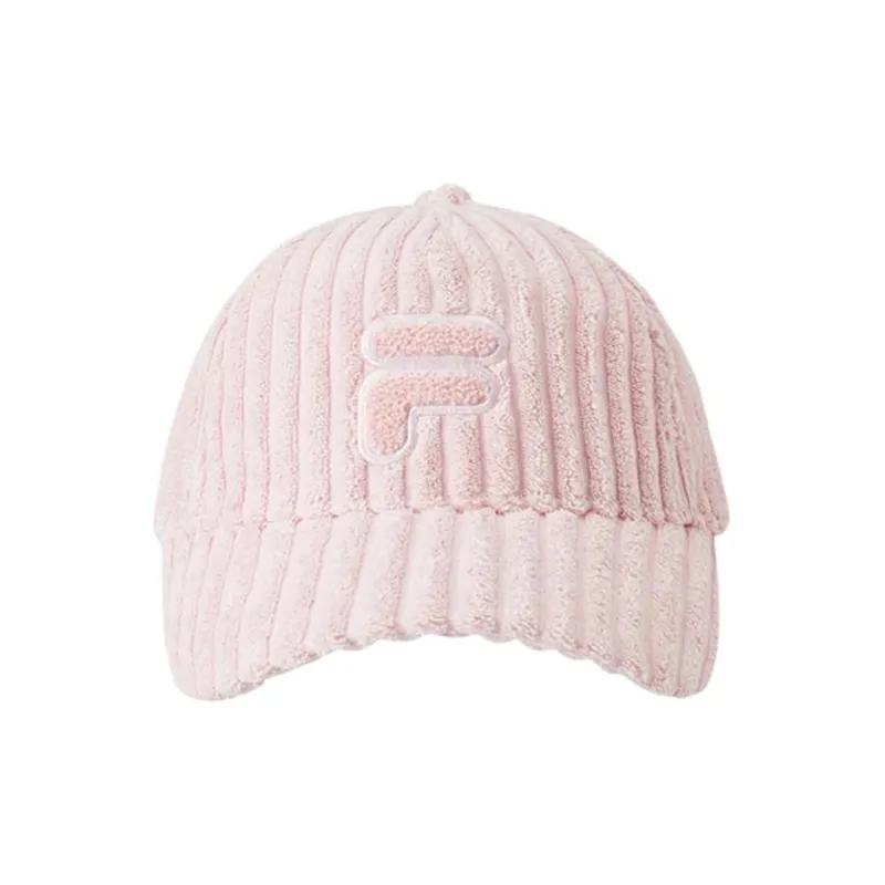 FILA Cotton Corduroy Polyester Baseball Caps Kids' Black Pink-4