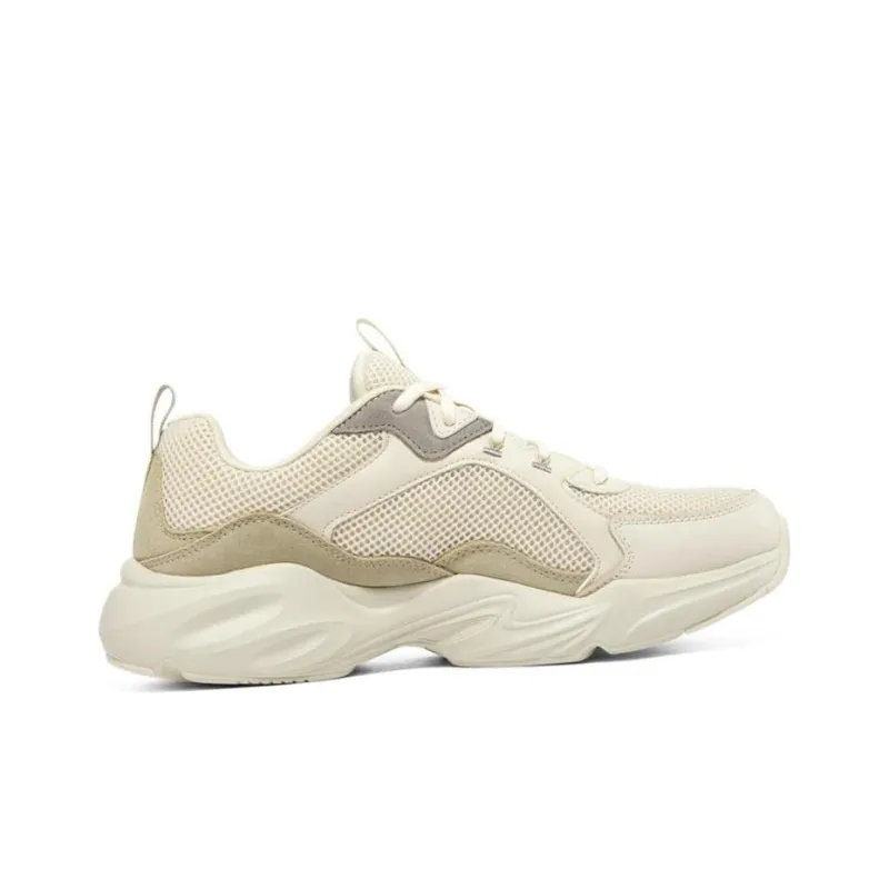 Skechers Stamina Airy Cushioning Anti Slip And Wear Resistant Low Top Chunky Sneakers Men's Ivory-1
