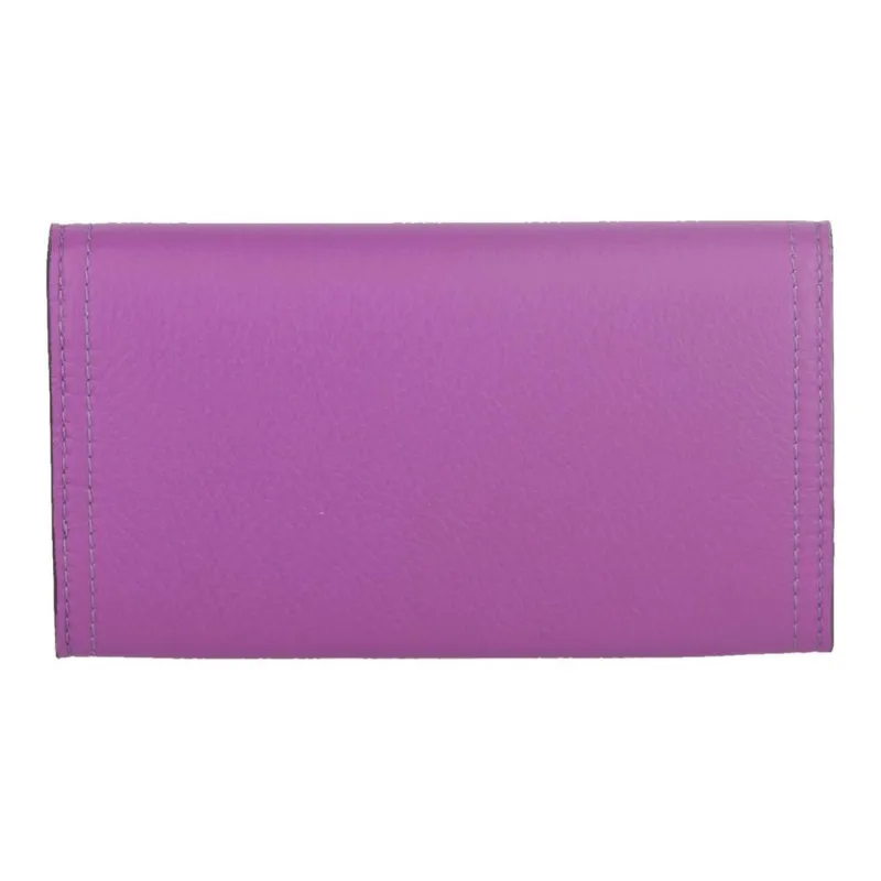 MOSCHINO Leather Wallet Women's Violet-2