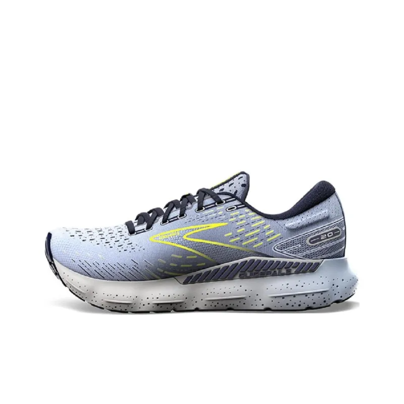 Brooks Glycerin GTS Abrasion Resistant Breathable Low Top Running Shoes Women's Blue-0