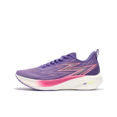 361° Fly Burn 1.5 Running Shoes Unisex Low Top Ultraviolet/Cyclamen Pink