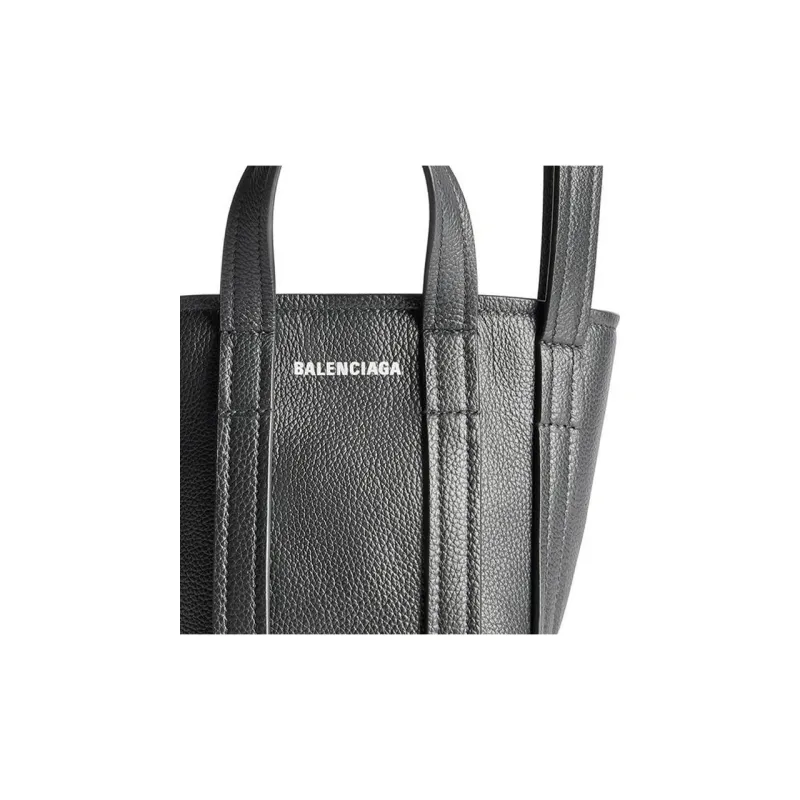 Balenciaga Everyday Grained Calfskin Tote Bag, Shopping Bag, Handbag Mini Women's Black-5