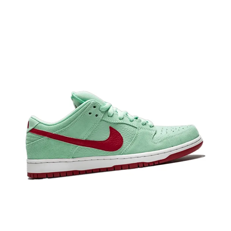Nike Sb Dunk Low Medium Mint Gym Red-1