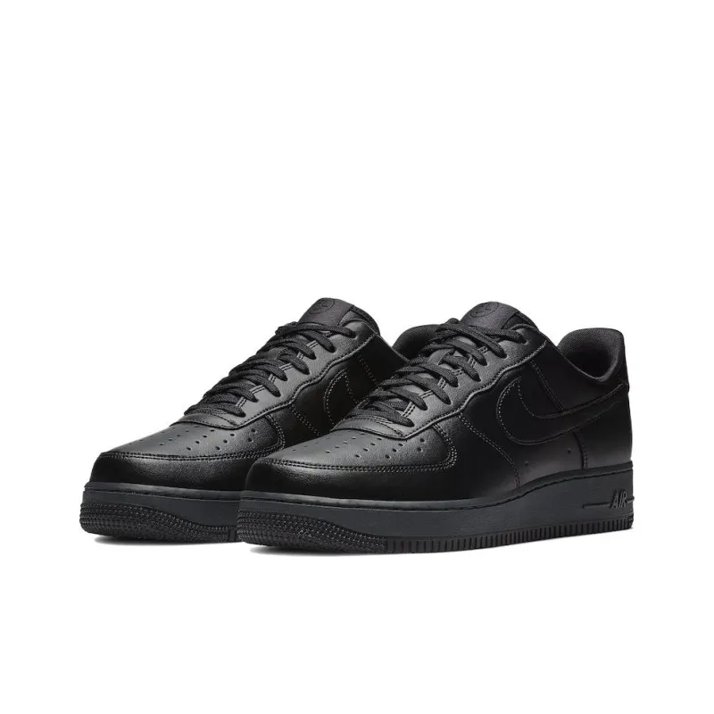 Nike Air Force 1 Flyleather Black-2