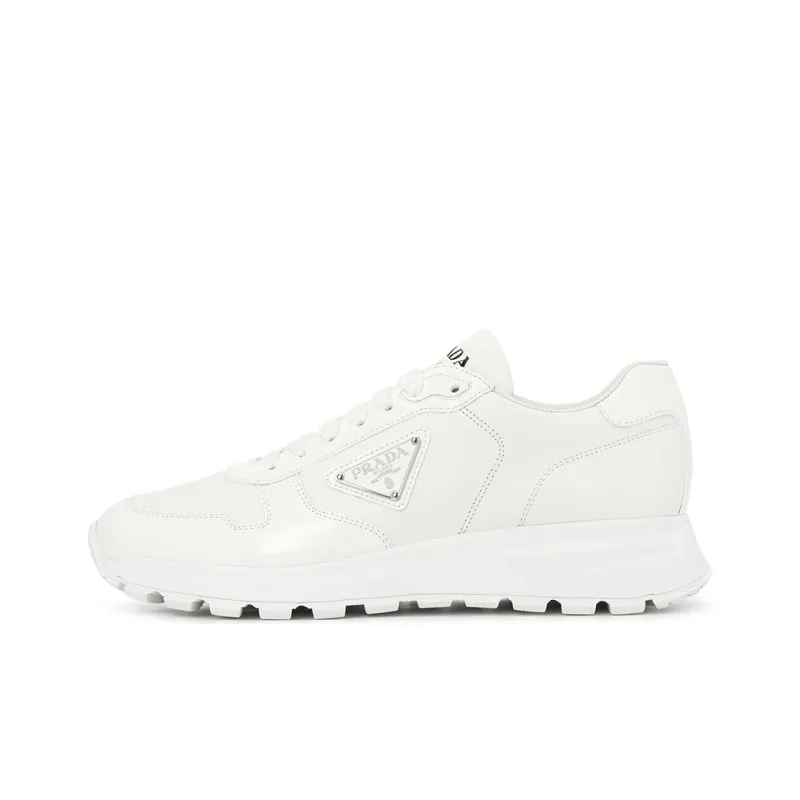 PRADA Prax 01 Abrasion Resistant Low Top Casual Shoes Men's White-0