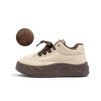 RENBEN Warm Height Increasing Balance Low-Top Casual Shoes Women's