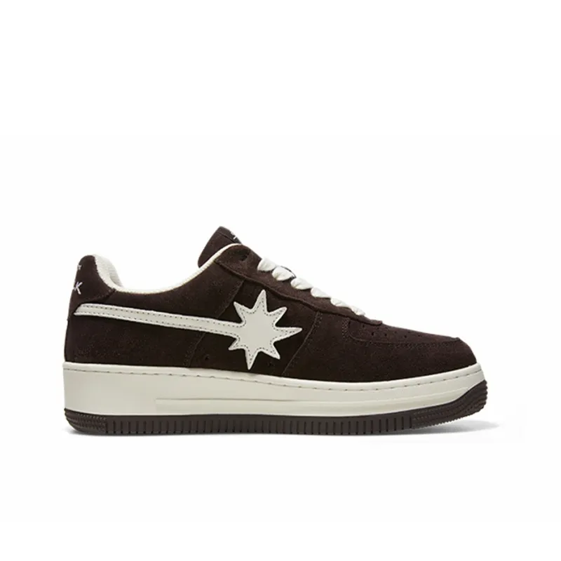 Starwalk Soldier Coverage Warm Anti-Slip And Wear-Resistant Low-Top Skateboard Shoes Unisex White Umber-1