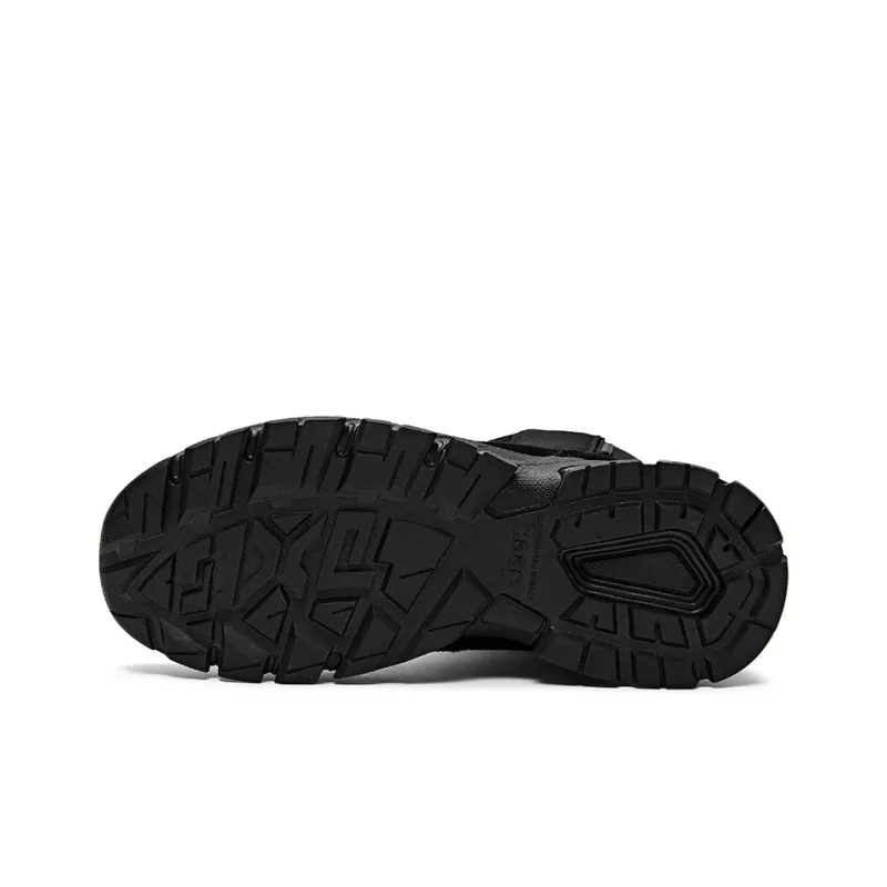 Jeep Warm Water Resistant Wear Resistant Cushioning Height Increasing Slip Resistant Short Snow Boots Women's Black-4