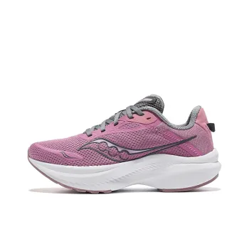 Saucony Axon 3 Breathable Cushioning Low Top Casual Running Shoes Women's Pink
