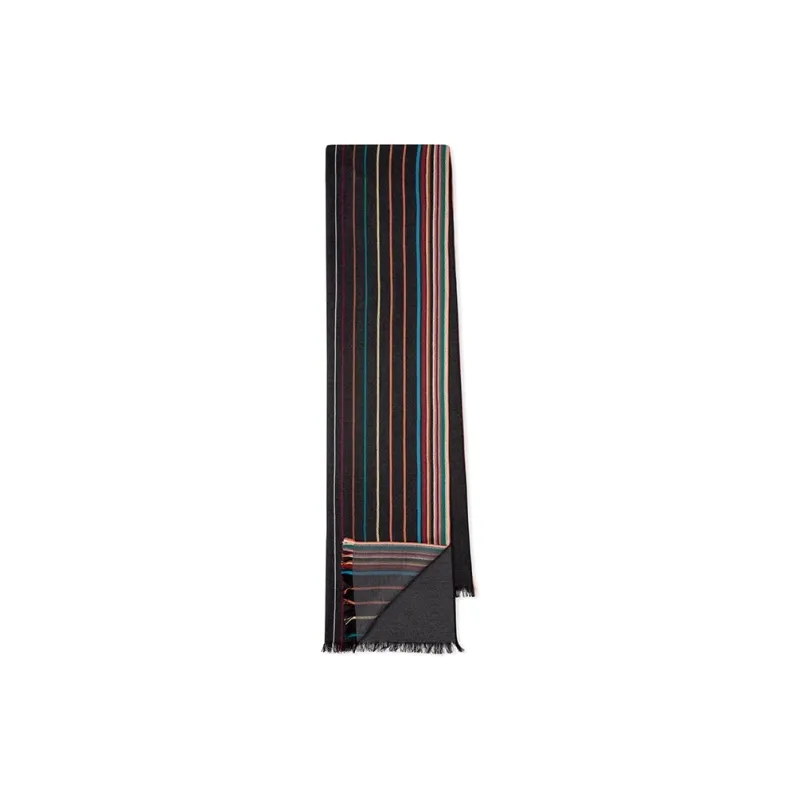 Paul Smith Wool silk Signature Stripe Scarf-0