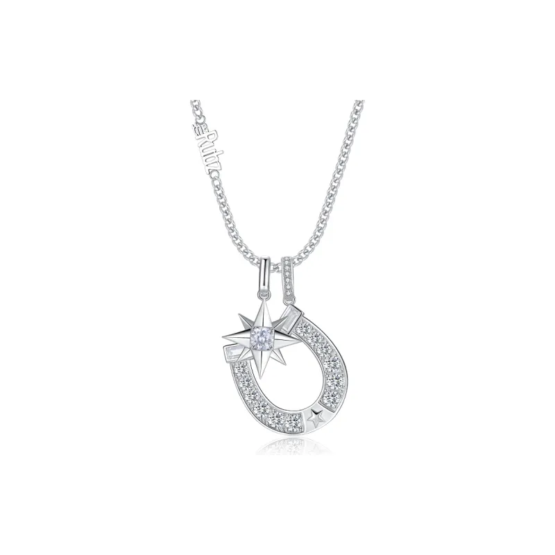 TheRubz Alloy Zircon Pendant Necklaces Unisex-3