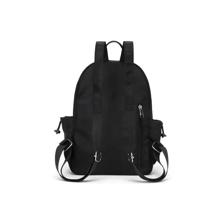 Simvay Clos Fabric Backpack Small Size Women's Ecru/Black-11