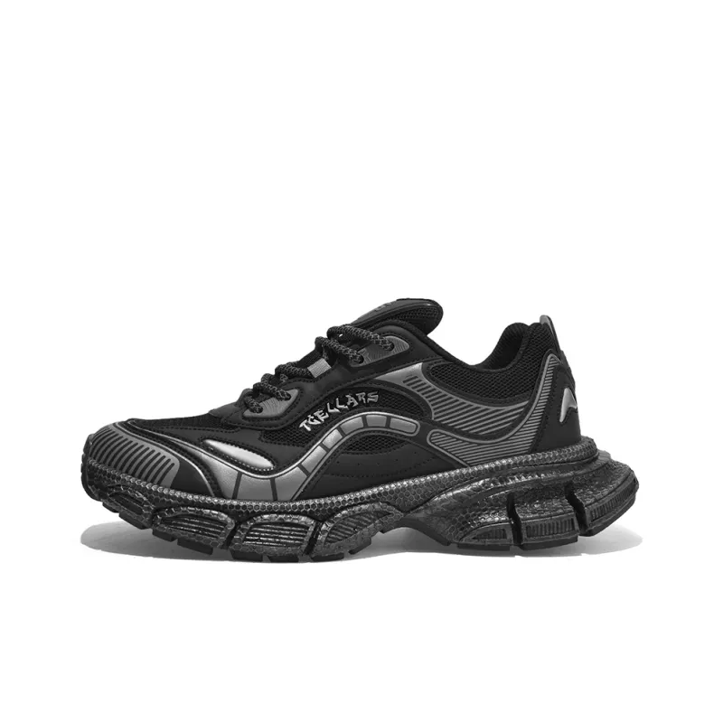 TCELLARS Cushioning Abrasion Resistant Lightweight Height Increasing Mat Low Top Chunky Sneakers Unisex-0