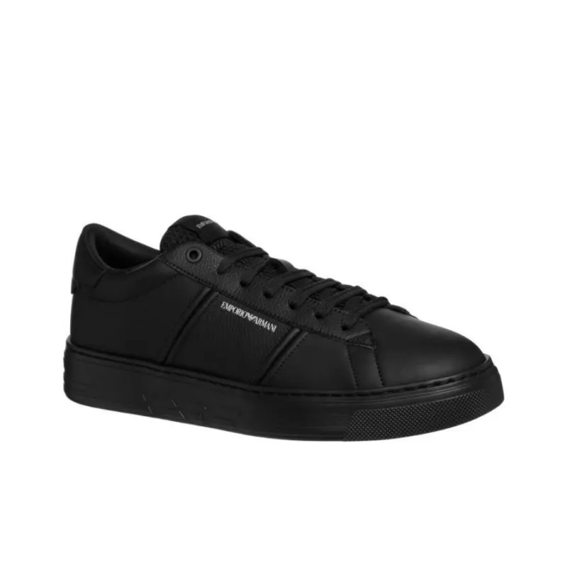 EMPORIO ARMANI Logo Printed Lace Up Sneakers-2