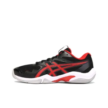 Asics Gel-Blade 8 Slip-Resistant Low-Top Badminton Shoes Men's Black Red