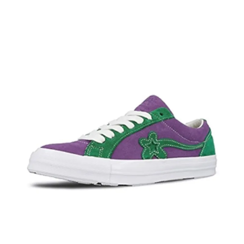 Converse One Star Ox Tyler The Creator Golf Le Fleur Purple Green-1