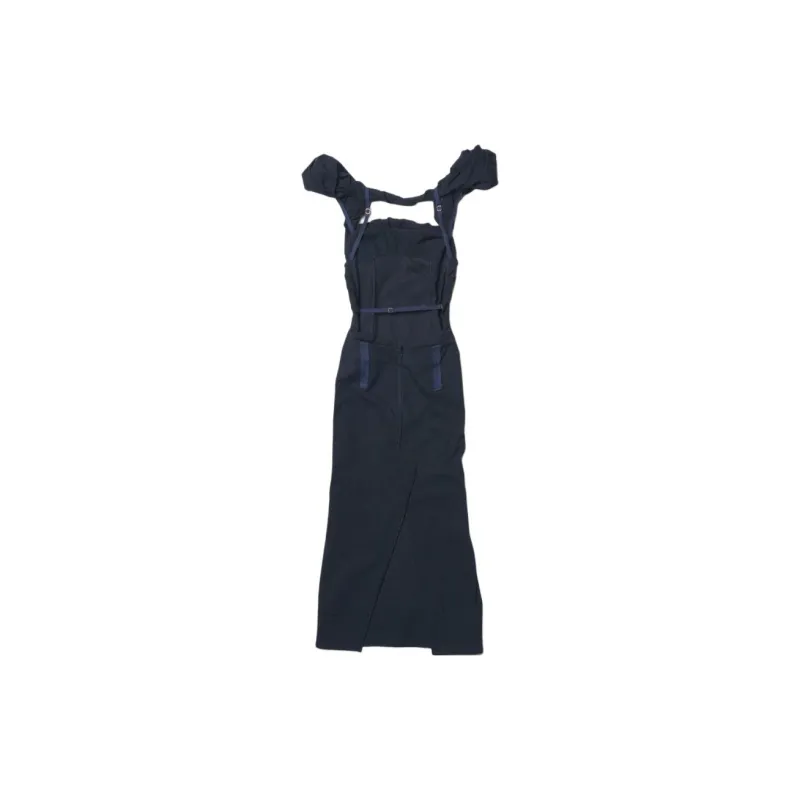 Jacquemus La Robe Crema Dress Navy-1
